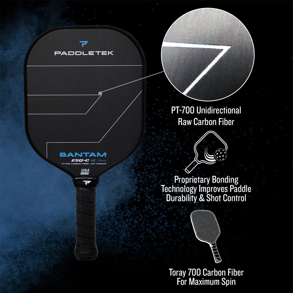 Paddletek Bantam ESQ-C 14.3mm Pickleball Paddle | Fast, Free Shipping!