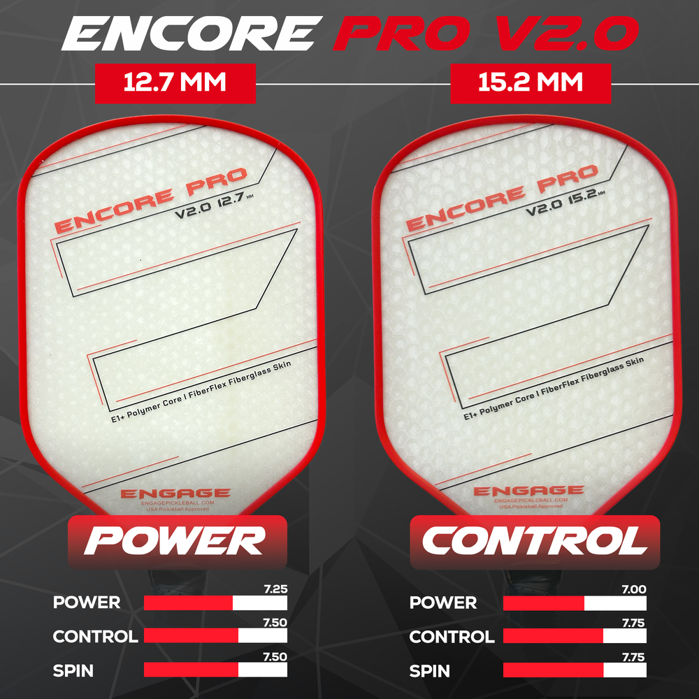 Engage Encore Pro V2.0 15.2mm Pickleball Paddle | Pickleball Central