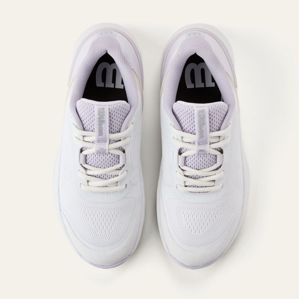 Wilson Intrigue Pro Court Women's White/Lavender Blue/Silver Shoe