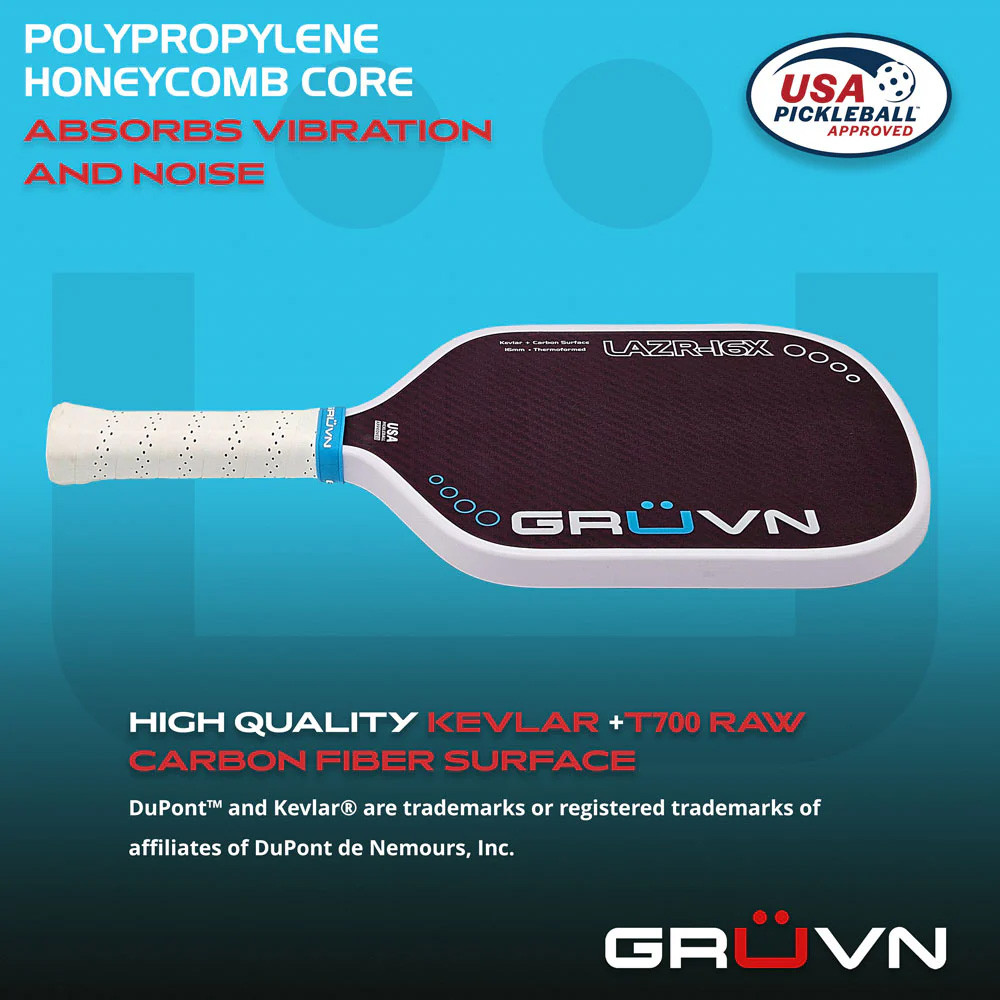 GRUVN LAZR-16X Pickleball Paddle | Pickleball Central
