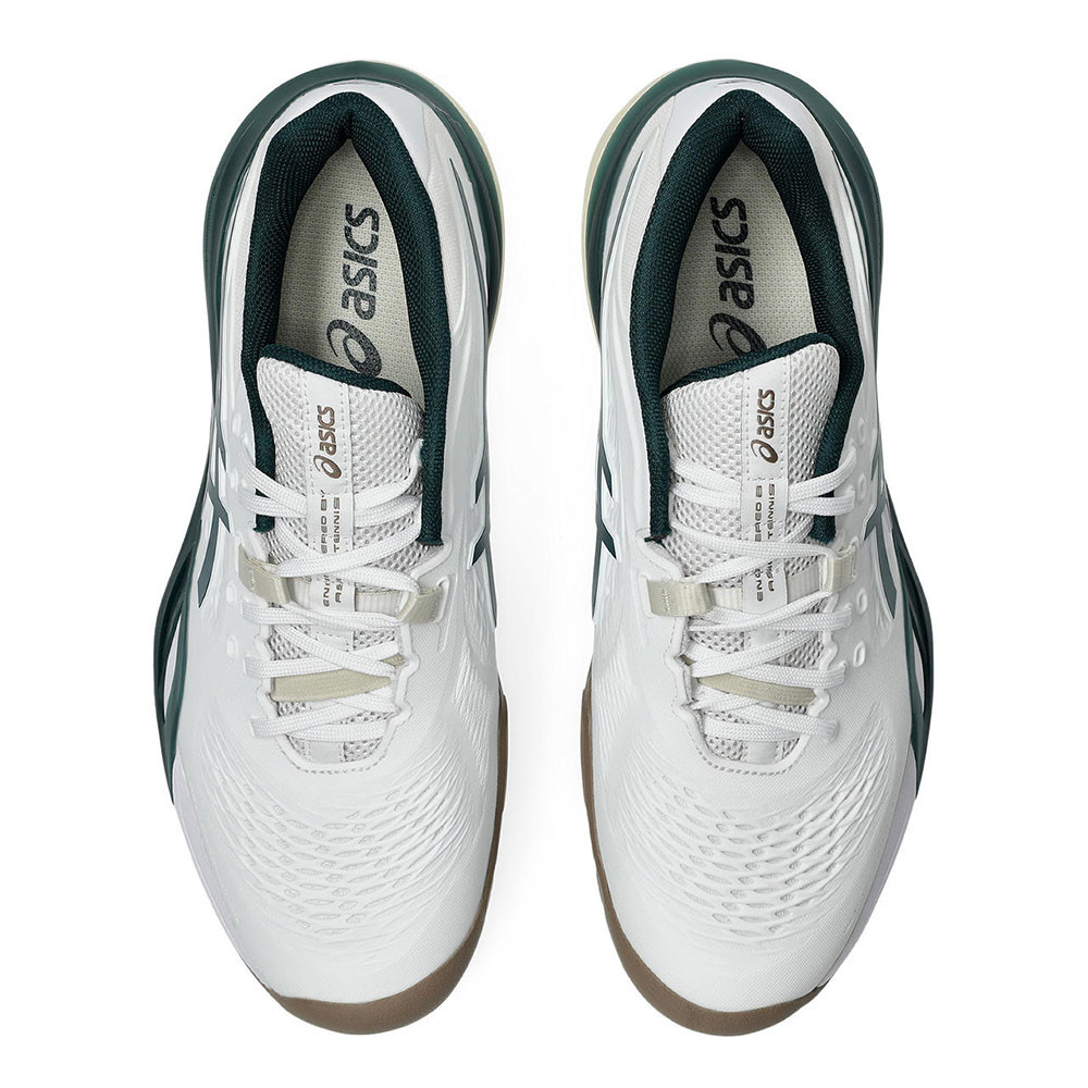 Asics Men\'s GEL-Resolution X Tennis Shoes White and Black Asics Gel Resolution X Mens Tennis Shoe - White/Black  main image 3