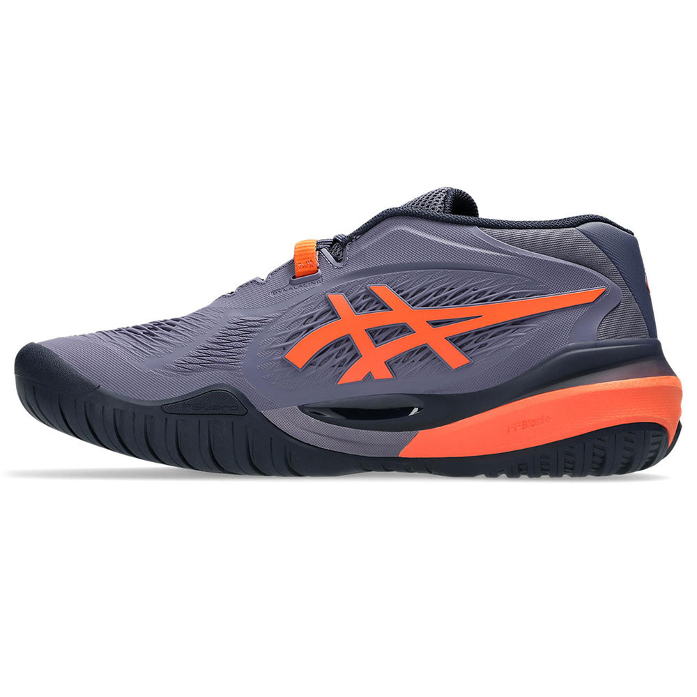 ASICS Gel-Resolution X Men's Greyish Purple/Nova Orange Court Shoe
