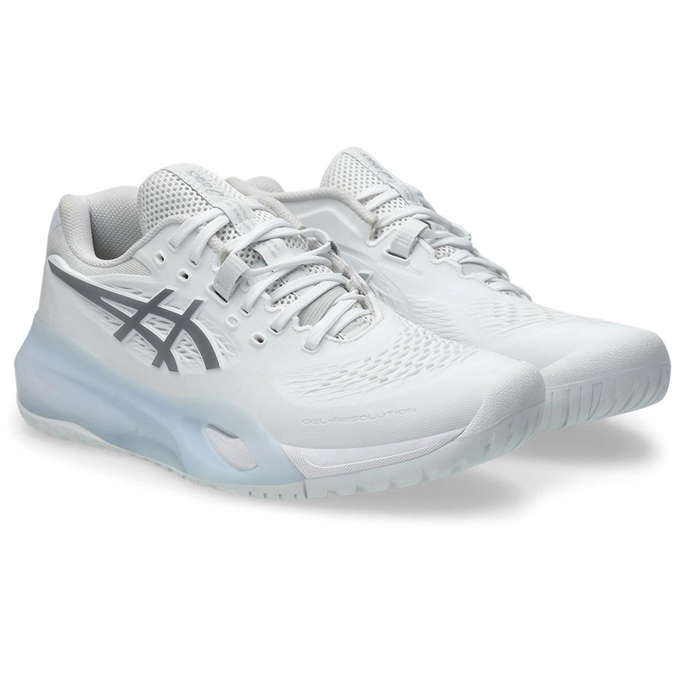 Alicia adidas Courtflash Pickleball Shoe - Men's - White/Pure Silver