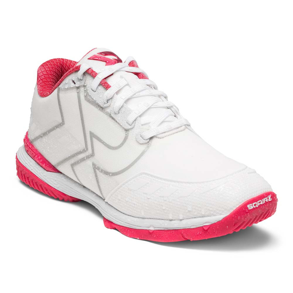 SQAIRZ XRZ™ White/Dark Pink Women #39 s Pickleball Court Shoes Fast Free