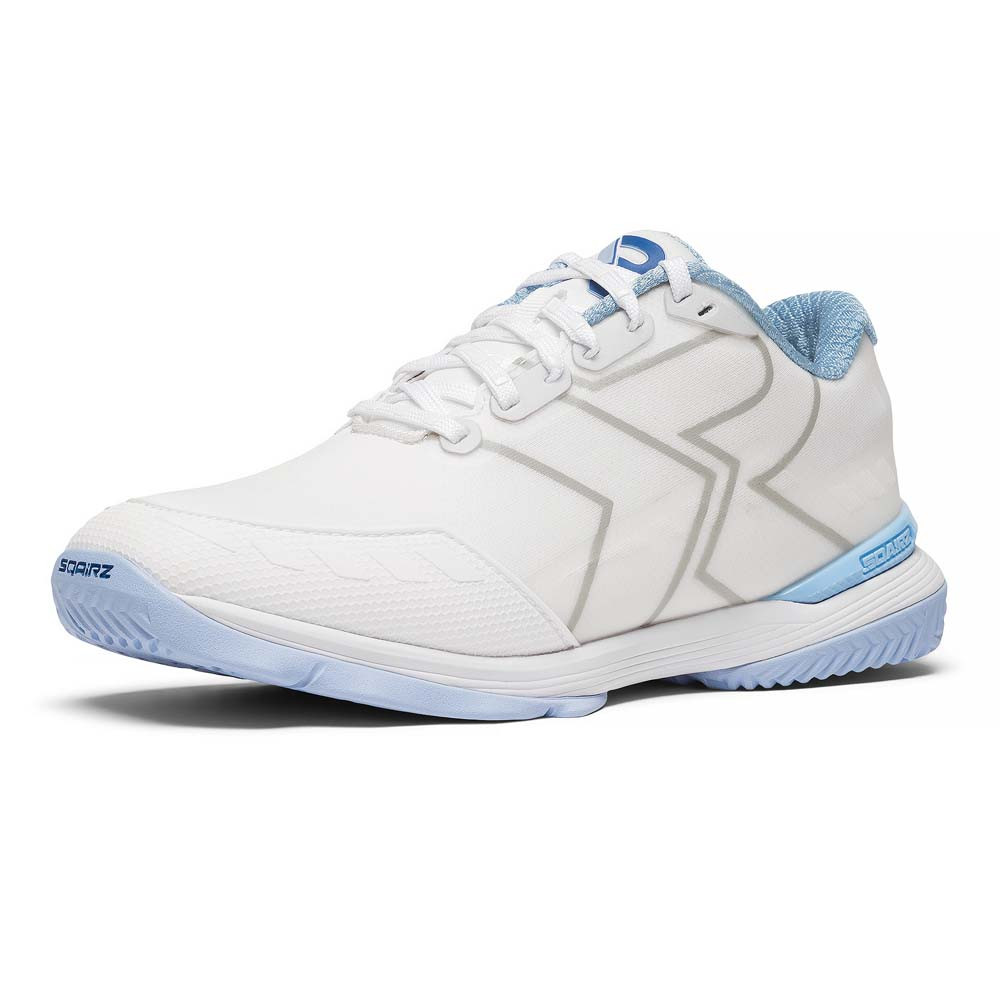 SQAIRZ XRZ™ White/Light Blue Women's Pickleball Court Shoes | Fast