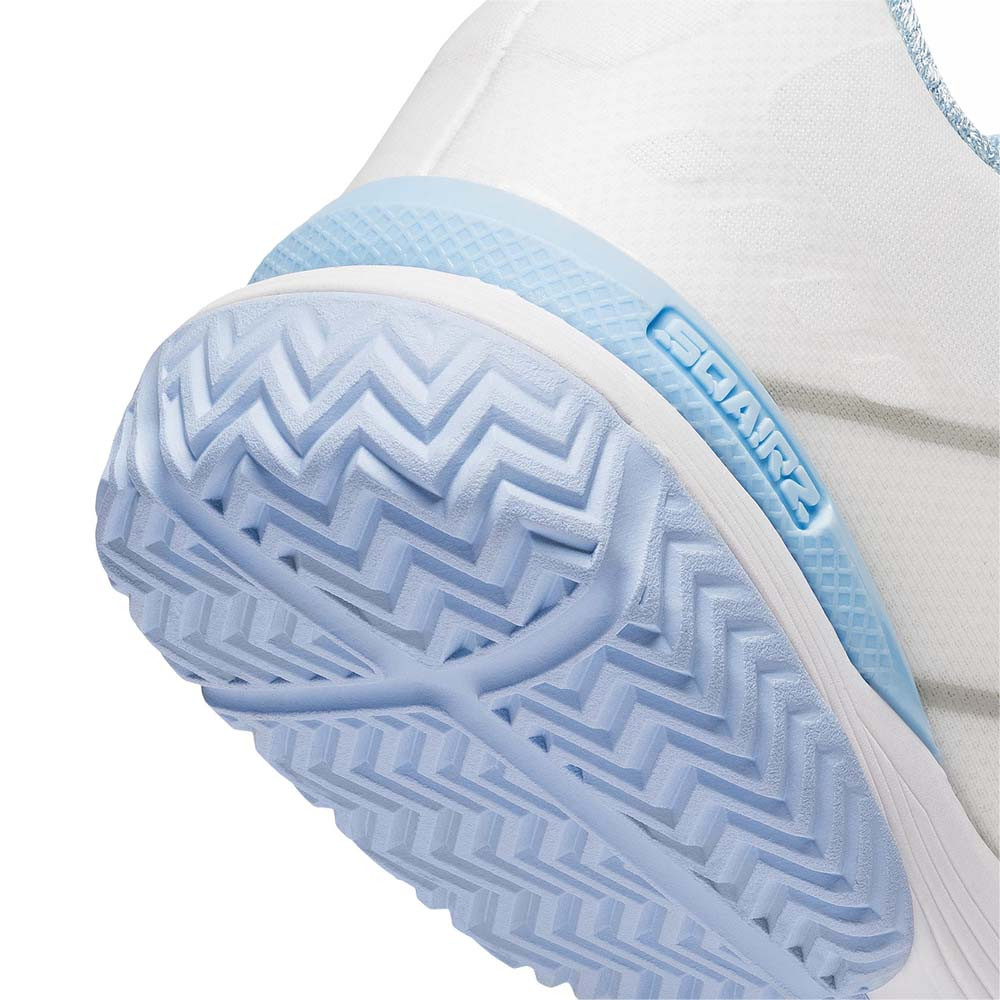 SQAIRZ XRZ™ White/Light Blue Women's Pickleball Court Shoes