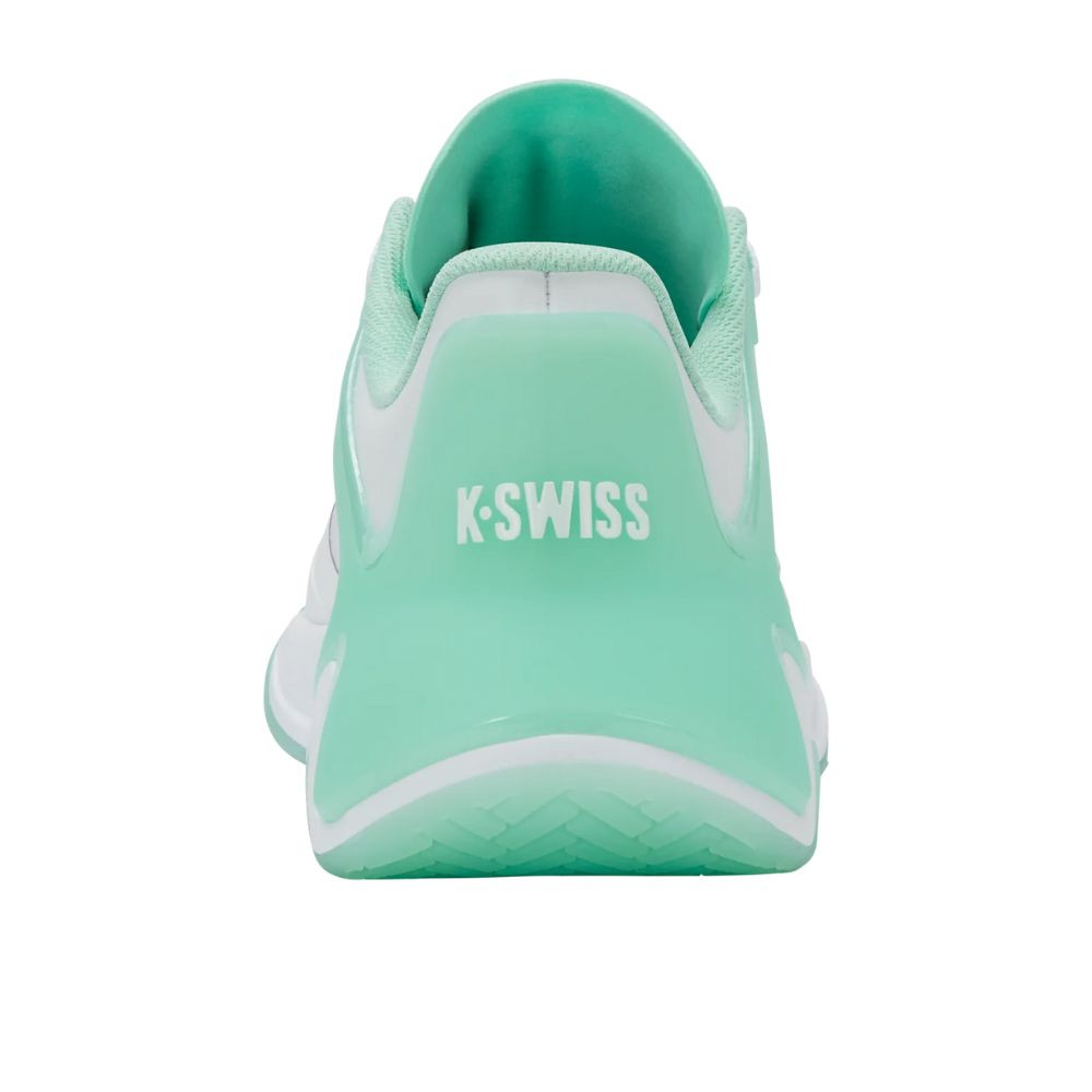K-Swiss K-Frame Pickleball Shoe - Women's - White/Neon Mint/Hot