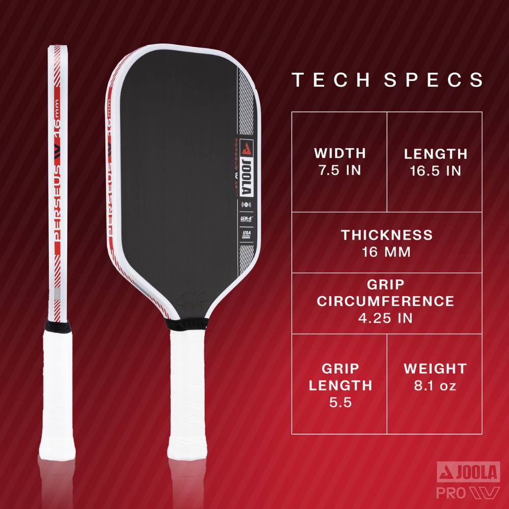 JOOLA Ben Johns Perseus Pro IV 16mm Pickleball Paddle - USED