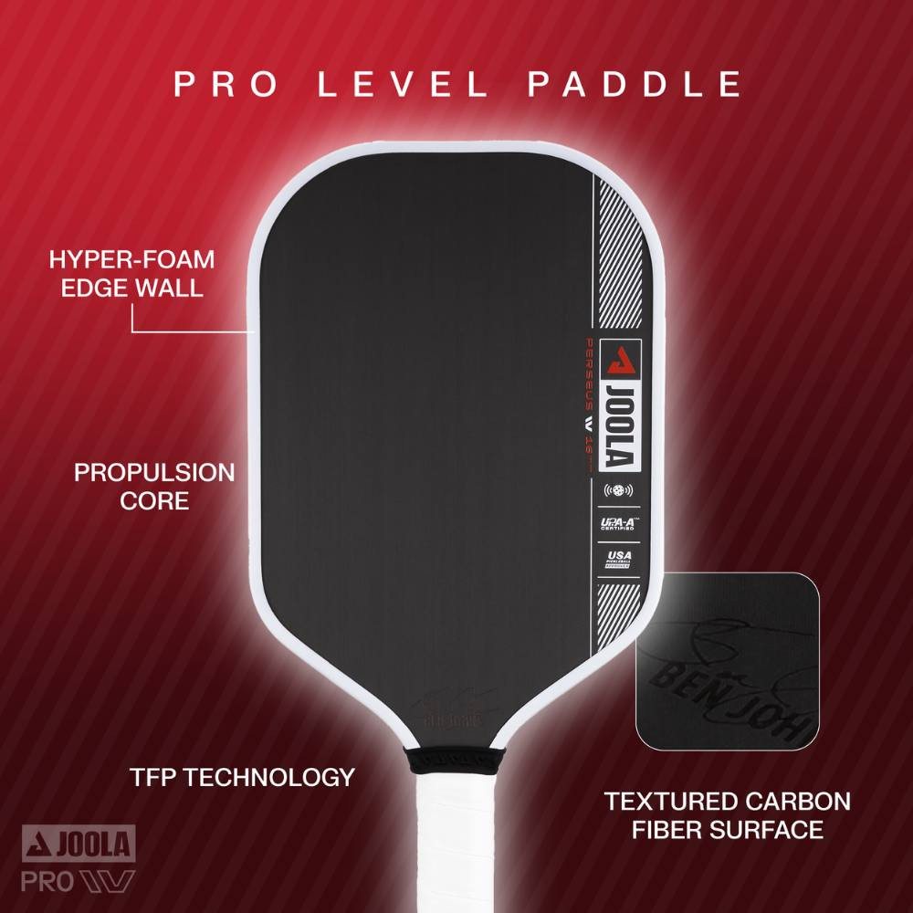 JOOLA Ben Johns Perseus Pro IV 16mm Pickleball Paddle - USED