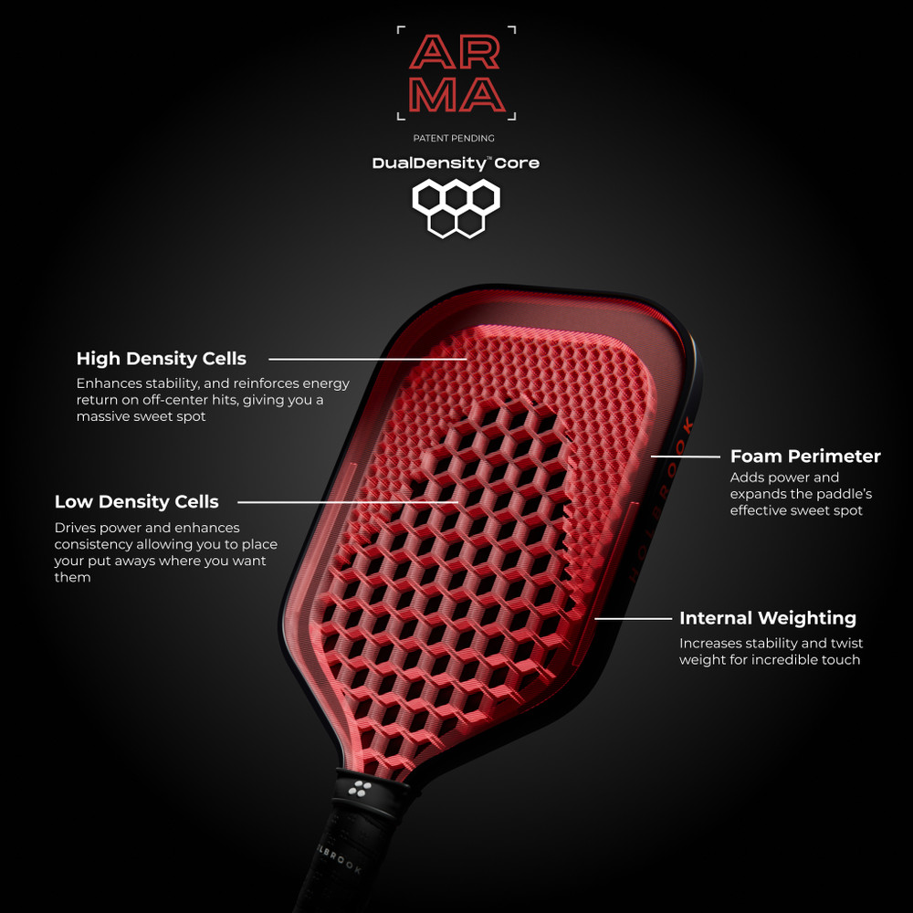 Holbrook ARMA X Metallic 14mm Pickleball Paddle