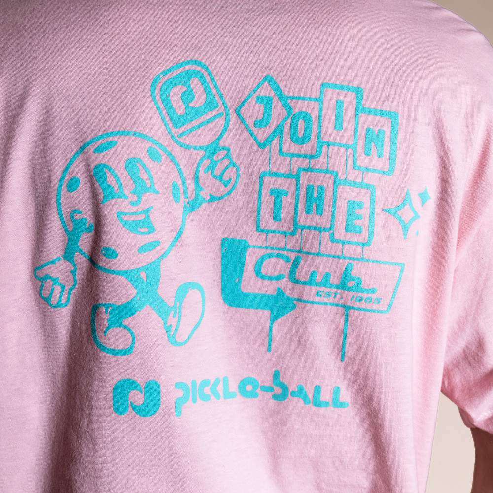 Heritage Pickle-ball Join The Club Retro Ball Tee | Pickleball Central