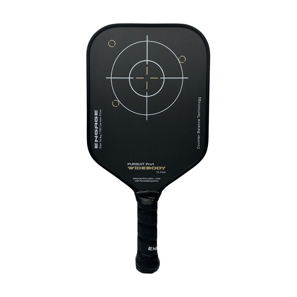 ddt【Vernacolo】PANTANOシャークソール BLK 28.0 Engage Pursuit Pro1 Widebody 12.7mm Pickleball Paddle