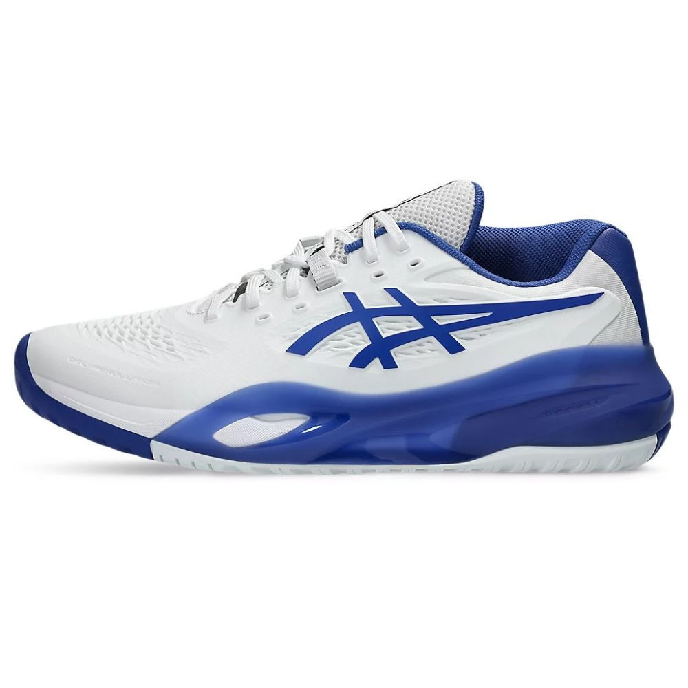 ASICS Gel-Resolution X Wide Court Shoe - Men's - White/Dark Cobalt