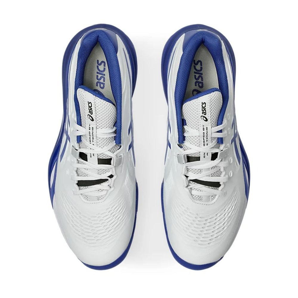ASICS Gel-Resolution X Wide Court Shoe - Men's - White/Dark Cobalt