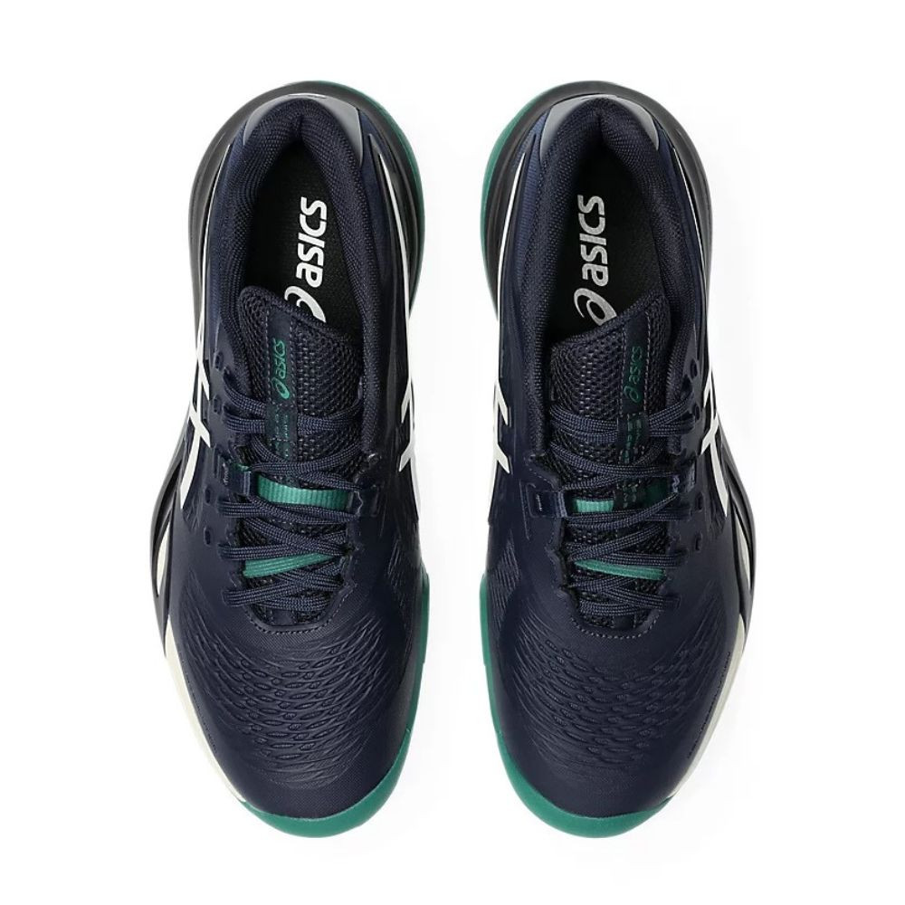 ASICS Gel-Resolution X Wide Court Shoe - Men's - White/Dark Cobalt