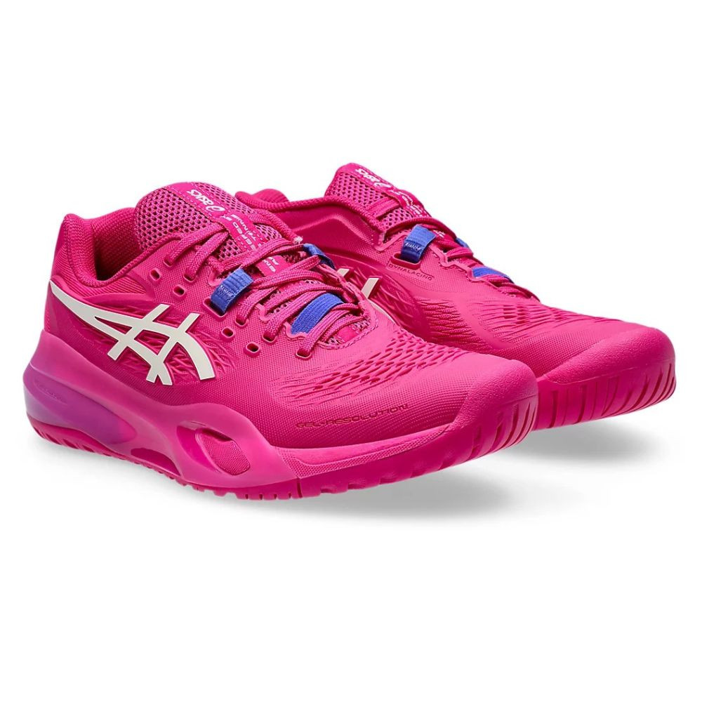 asics gel ピンク　スニーカー ASICS Gel Resolution X Pickleball Shoe - Women's - Bright Rose/Cream