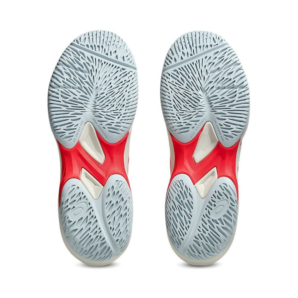 柚子　ページ ASICS Game FF Pickleball Shoe - Women's - Cream/Flash Red
