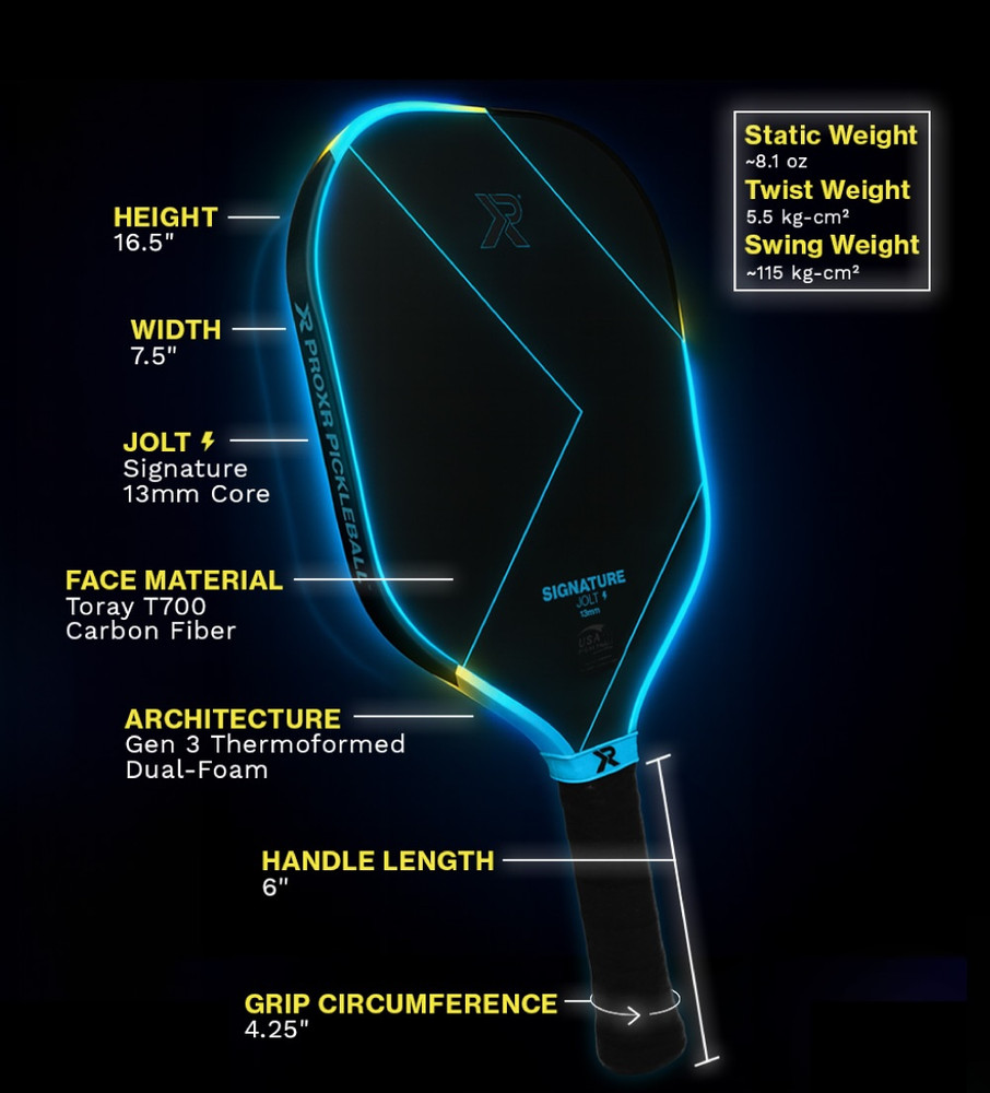 ProXR Jolt Signature Pickleball Paddle