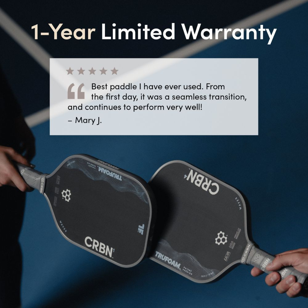 CRBN TruFoam Waves 3 Elongated Pickleball Paddle