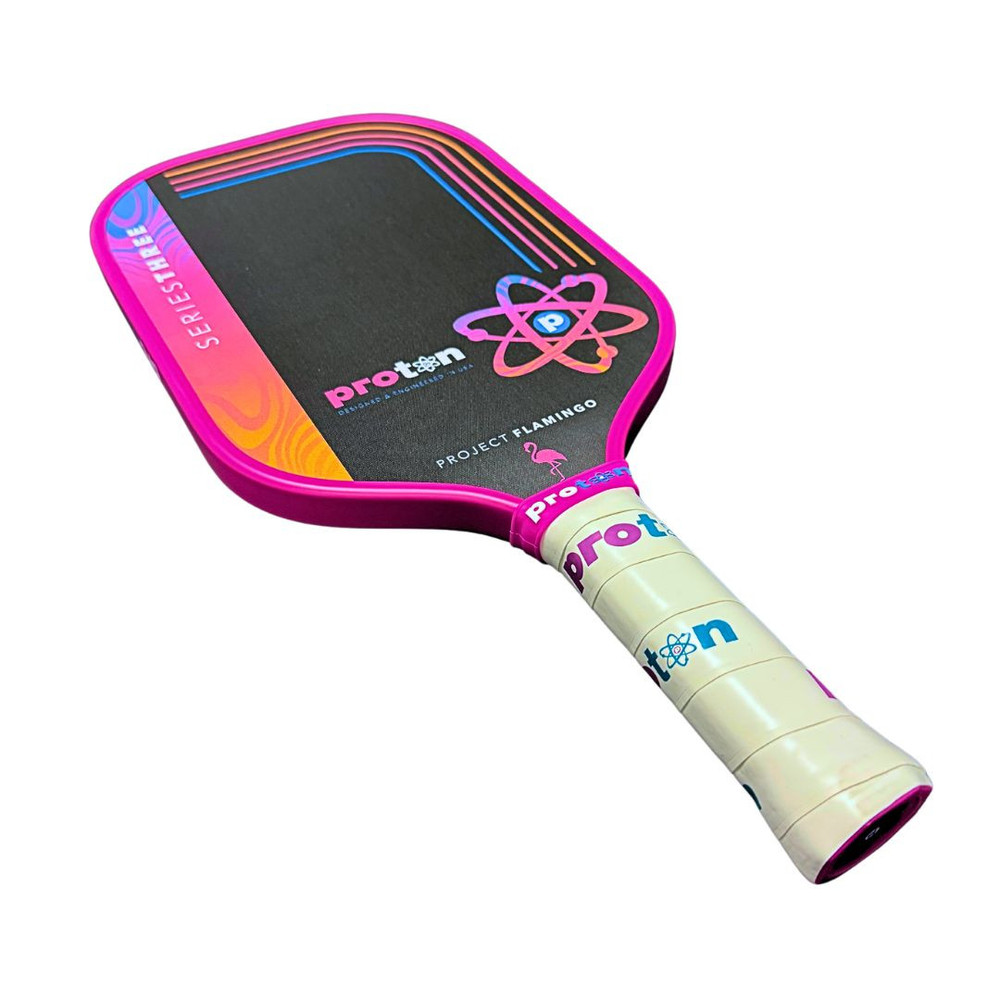 Proton Series Three Pickleball Paddle - Project Flamingo