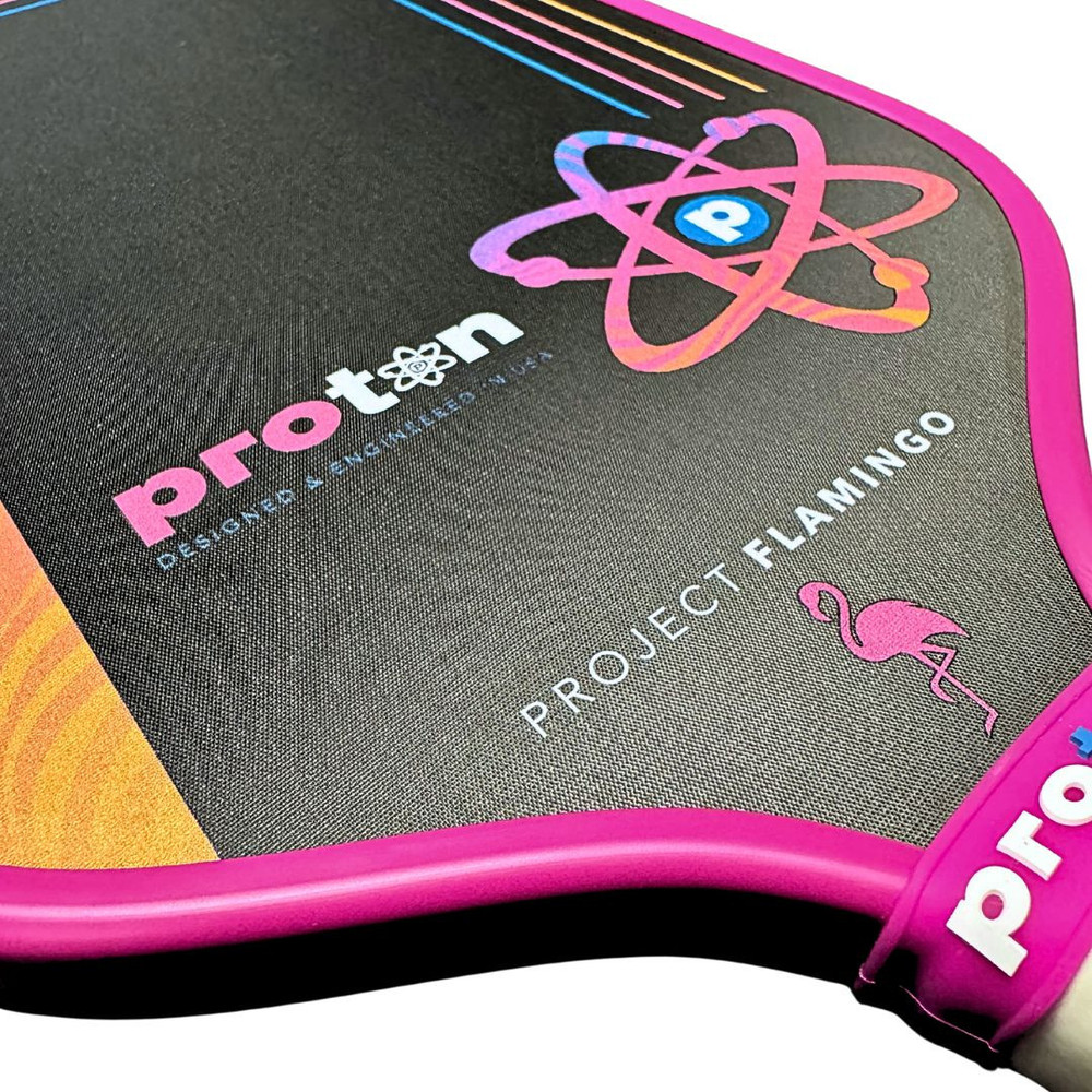プロトン シリーズ3 ピックルボールパドル プロジェクトフラミンゴ Series Three- Project Flamingo – Proton Sports