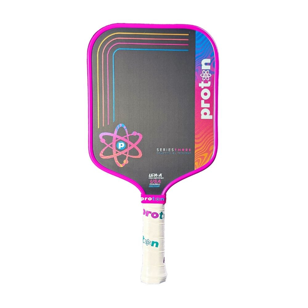 BEATER フラミンゴ柄 Proton Series Three Project Peacock 13mm Widebody Pickleball Paddle