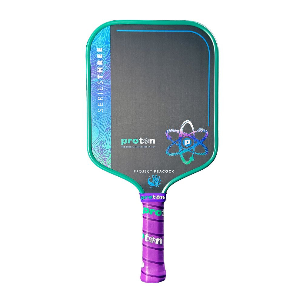 Proton Series Three Project Peacock 13mm Widebody Pickleball Paddle