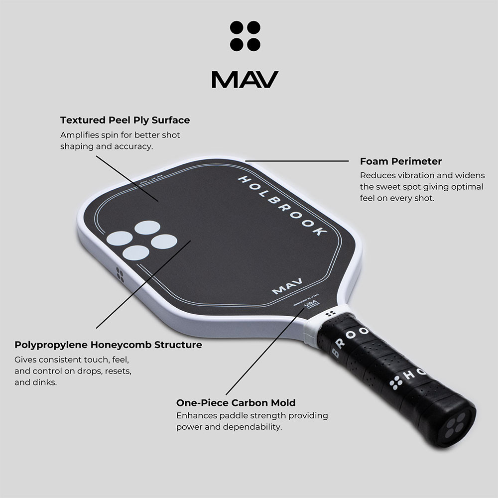 Holbrook MAV 16mm Pickleball Paddle