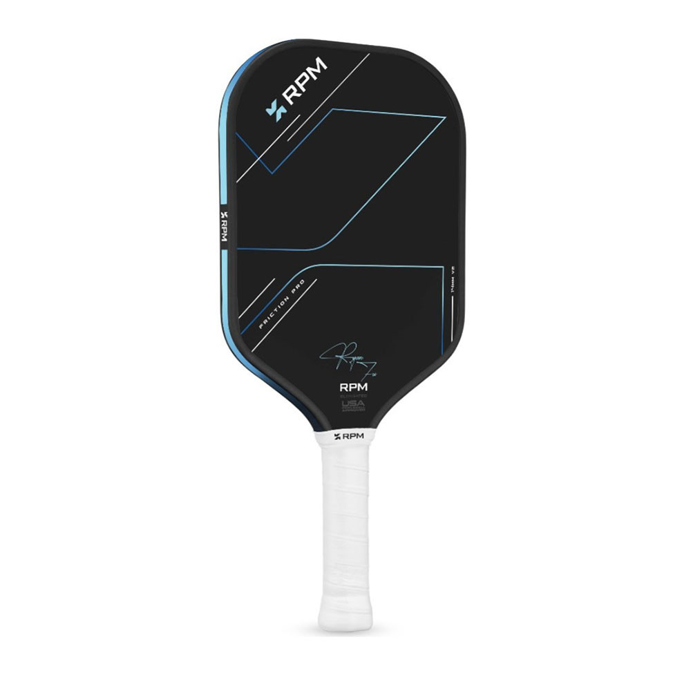 RPM Friction Pro Elongated V2 Carbon Fiber Pickleball Paddle