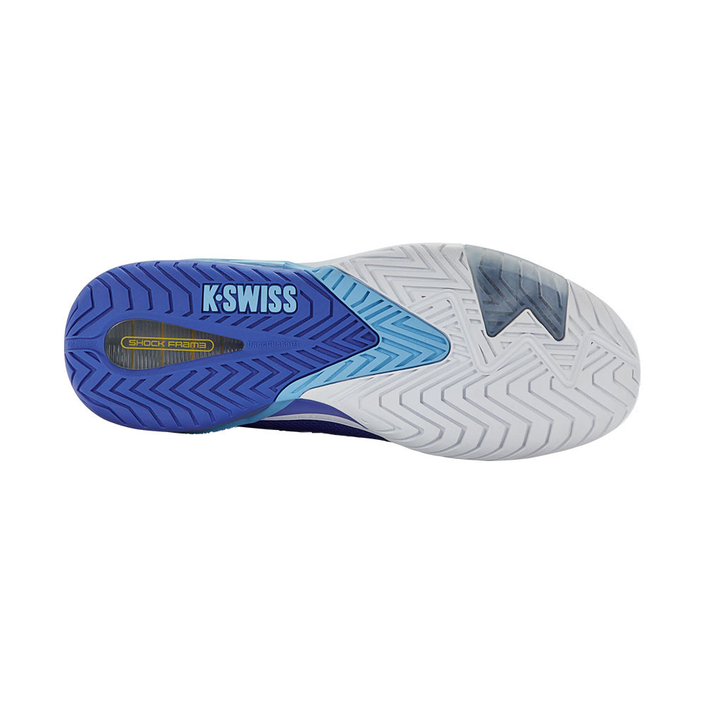 K-Swiss K-Frame Pickleball Shoe - Men's - White/Dazzling Blue