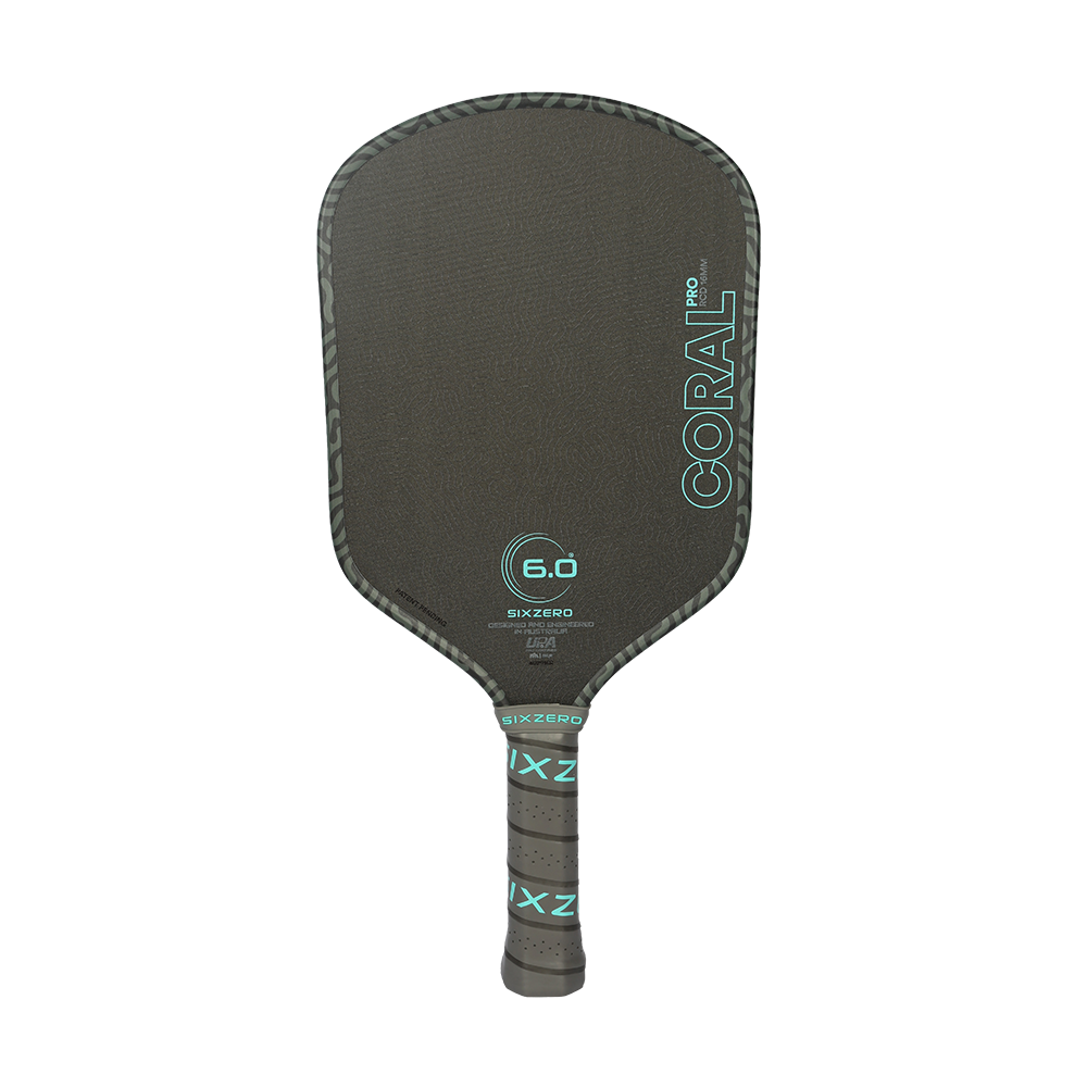 Six Zero Coral Pro Hybrid Pickleball Paddle