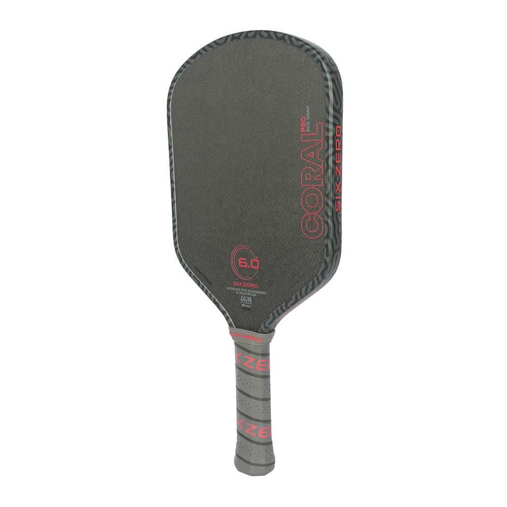 Six Zero Coral Pro Hybrid Pickleball Paddle | PBC | Pickleball Central