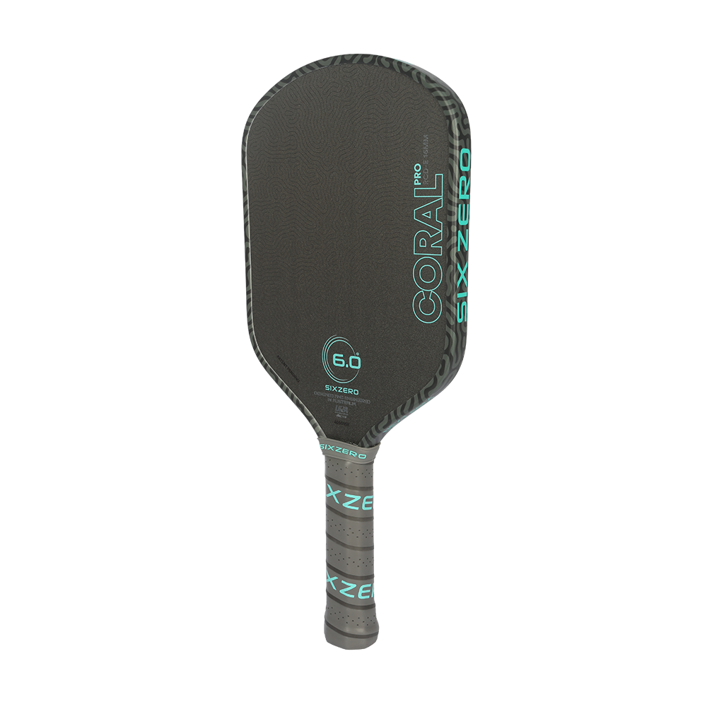 Six Zero Coral Pro Elongated Pickleball Paddle