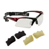 Raptor Eyewear includes 2 colors of replacement lenses.