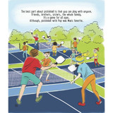 Max and his grandfather introduce pickleball to his classmates in this fun children's book.