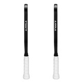 The JOOLA Vision CGS 14 Graphite Paddle features a black paddle surface with the JOOLA logo and white grip with sure-grip technology.