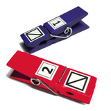 Pickleball Referee Score Clip, choose from several color options.