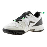 Alternate angle of the Velocity V Series Shoe by Tyrol. Available in color combination white and green and in men's sizes 7-12, 13, 14