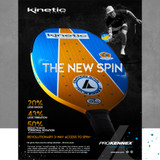 ProKennex Kinetic Ovation Spin Paddle Infographic