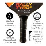 Deluxe Rally Tyro 2 Composite Bundle- includes four paddles and four outdoor balls