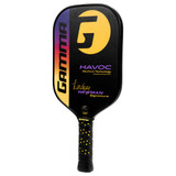 GAMMA Havoc Lindsey Newman Signature paddle available in an eye-catching purple/orange/black color combination, reminiscent of an Arizona sunset.