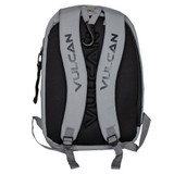 The Vulcan VTOUR Pickleball Backpack features a padded paddle pocket and is available in black-and-gold, blue-and-white, or gray-and-black color combinations.