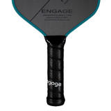 Handle View of Engage Pursuit MX Graphite Paddle shown in color Teal