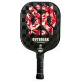 ONIX Outbreak Graphite Pickleball Paddle in red