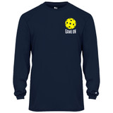 Men's Game On Core Performance Long-Sleeve Shirt in Navy