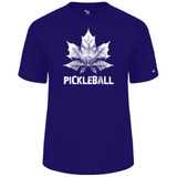 Men's Canada Pickleball Core Performance T-Shirt in Purple