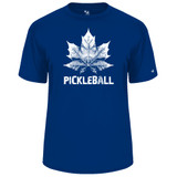 Men's Canada Pickleball Core Performance T-Shirt in Royal Blue