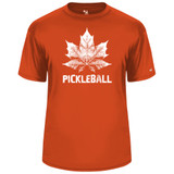 Men's Canada Pickleball Core Performance T-Shirt in Burnt Orange