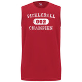 Men's Champion Core Performance Sleeveless Shirt in Red