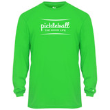 Men's GOOD Life Core Performance Long-Sleeve Shirt in Lime Green